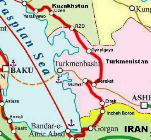 Железная дорога Казахстан – Туркменистан – Иран - Иран.ру